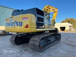 Back of used Komatsu Excavator